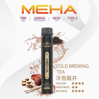 MEHA XBAR 魅嗨小黑條 7000 領航級極強冰感體驗 重塑沁涼入喉的純淨爽快感 3% 黃金比例擊喉力 搭配650mAh穩健電力 台灣現貨:圖片 6