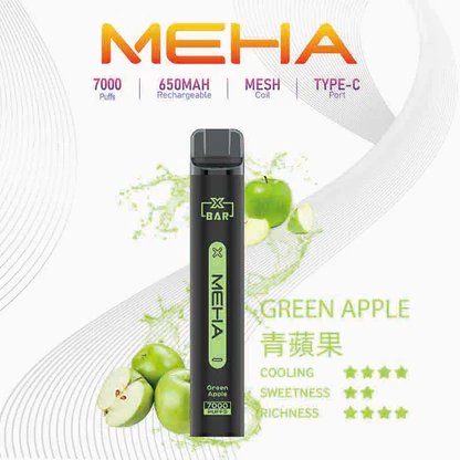 MEHA XBAR 魅嗨小黑條 7000 領航級極強冰感體驗 重塑沁涼入喉的純淨爽快感 3% 黃金比例擊喉力 搭配650mAh穩健電力 台灣現貨:圖片 10