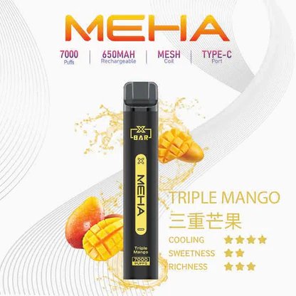 MEHA XBAR 魅嗨小黑條 7000 領航級極強冰感體驗 重塑沁涼入喉的純淨爽快感 3% 黃金比例擊喉力 搭配650mAh穩健電力 台灣現貨:圖片 18